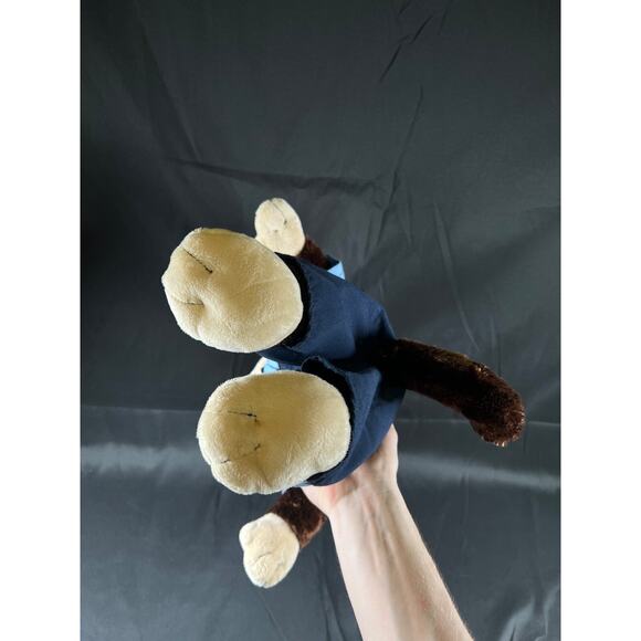 Build a Bear Workshop Brown Monkey 18" Plush W/ Police Outfit Good Condition BAB - Picture 6 of 10